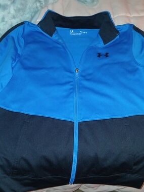 Under Armour Men's Blue and Black Full-Zip Jacket
